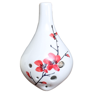 初学入门 6孔中音C调陶笛学生课堂乐器六孔AC陶笛演奏系列送好礼