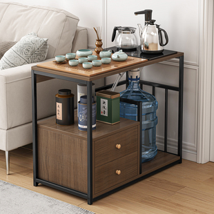 沙发边几侧边柜茶水柜家用现代简约简易移动小茶几茶桌小茶台桌子