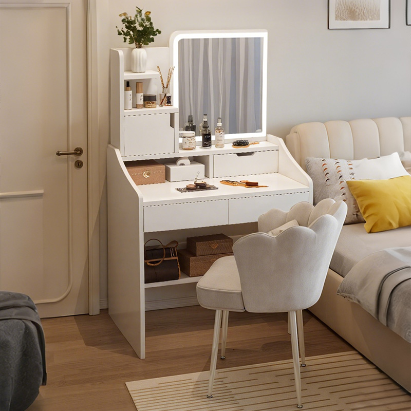 化妆台小型60cm化妆桌小户型卧室简约现代2025新款主卧床头化妆台