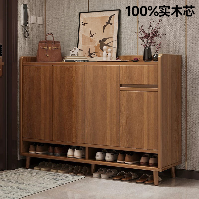 实木生态板鞋柜【品牌有保障】图片