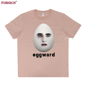 Eggward恶搞Funny欧美趣味创意鸡蛋实验室鸭蛋表情包短袖 T恤男女