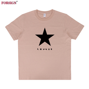 大卫鲍伊David T恤 Bowie黑星Blackstar纪念复古怀旧男女短袖