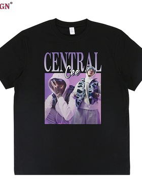 Central Cee街头嘻哈rap海报CAN'T RUSH GREATNESS短袖T恤男女