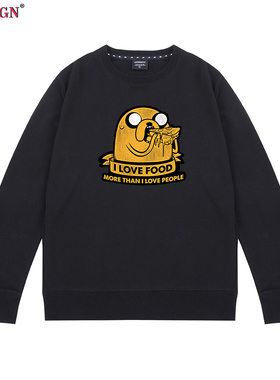 探险活宝时光Adventure Time芬恩阿宝Finn老狗老皮男女圆领卫衣