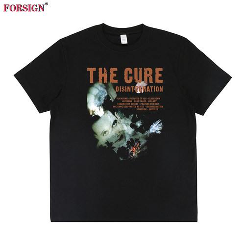 The Cure Disintegration英国摇滚治愈乐队复古怀旧短袖T恤男女