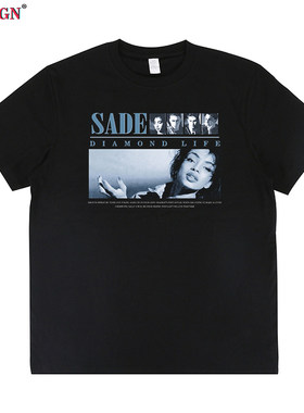 Sade Diamond Life莎黛乐队英国欧美流行乐手钻石人生短袖T恤男女