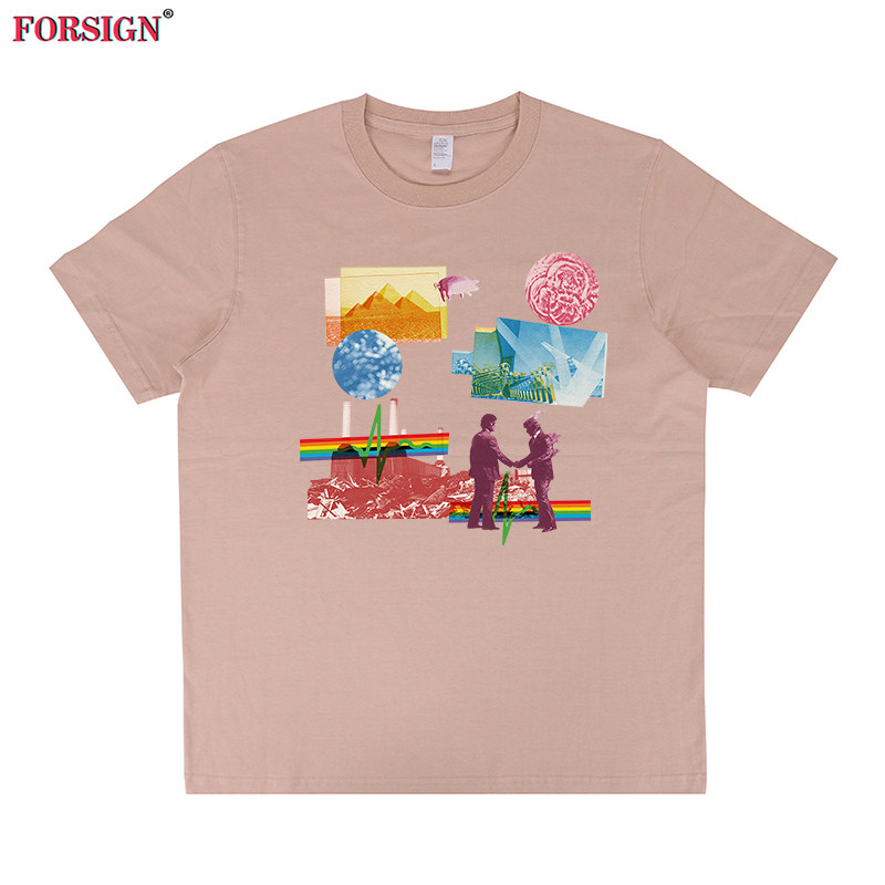Pink Floyd平克弗洛伊德摇滚乐队欧美专辑复古怀旧短袖T恤男女