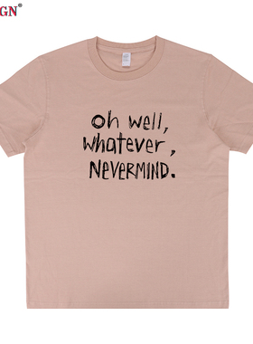 涅磐乐队NIRVANA柯本Kurt Cobain Nevermind复古男女短袖T恤