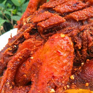 华亭者师干炸鸡 清真干炸鸡  烧鸡顺丰包邮整鸡真空包装