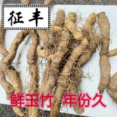 包邮 营养高500g 玉竹种芽老尾参年份久 张家界当年新货新鲜玉竹