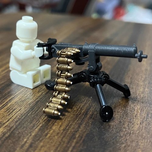 民二四重机枪 光敏树脂3D打印 积木武器配件 满35包邮