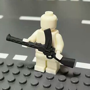 麦德森机枪短管版 3D打印 积木武器配件 满35包邮