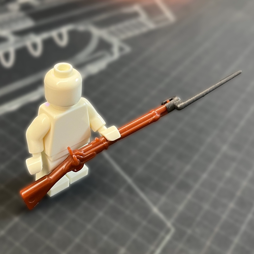 恩菲尔德1853刺刀版 3D打印 积木武器配件