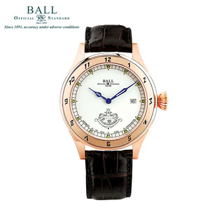 波尔铁路传承18K玫瑰金表NM1098D-PG-LCJ-WH