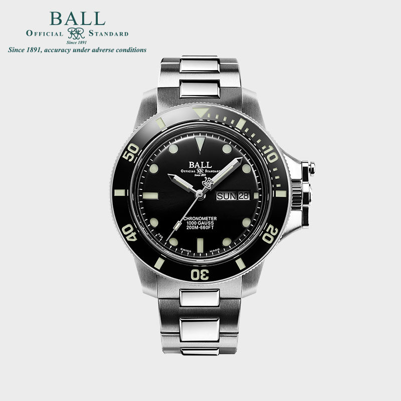 波尔表(BALL)碳氢系列-开创者 DM2118B-SCJ-BK  40mm 黑色盘面