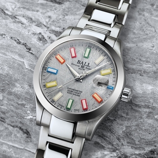 波尔工程师系列陨石面配彩虹气灯904L精钢NM9026