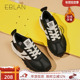 百搭舒适德训鞋 EBLAN 新款 时尚 伊伴加绒保暖厚底老爹鞋 2025年冬季