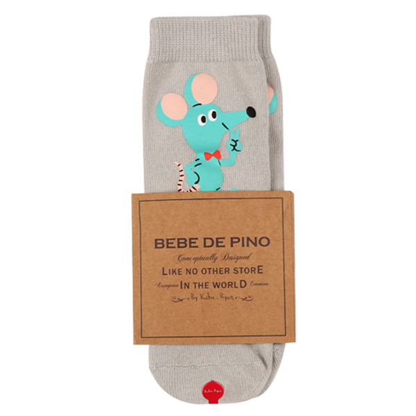 [现货] BEBE DE PINO 动物印花中筒袜/膝盖袜 老鼠/鼹鼠在类目 童装/婴儿装/亲子装, 儿童袜子(0-16岁)中 - 来自Buy2taobao.com提供专业的淘宝代购服务