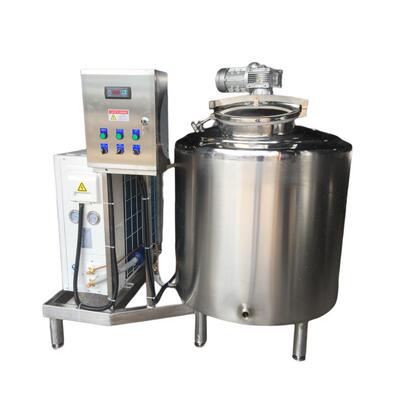 万源直冷式储奶罐不锈钢乳制品设备牧场配套设备牛奶运输罐