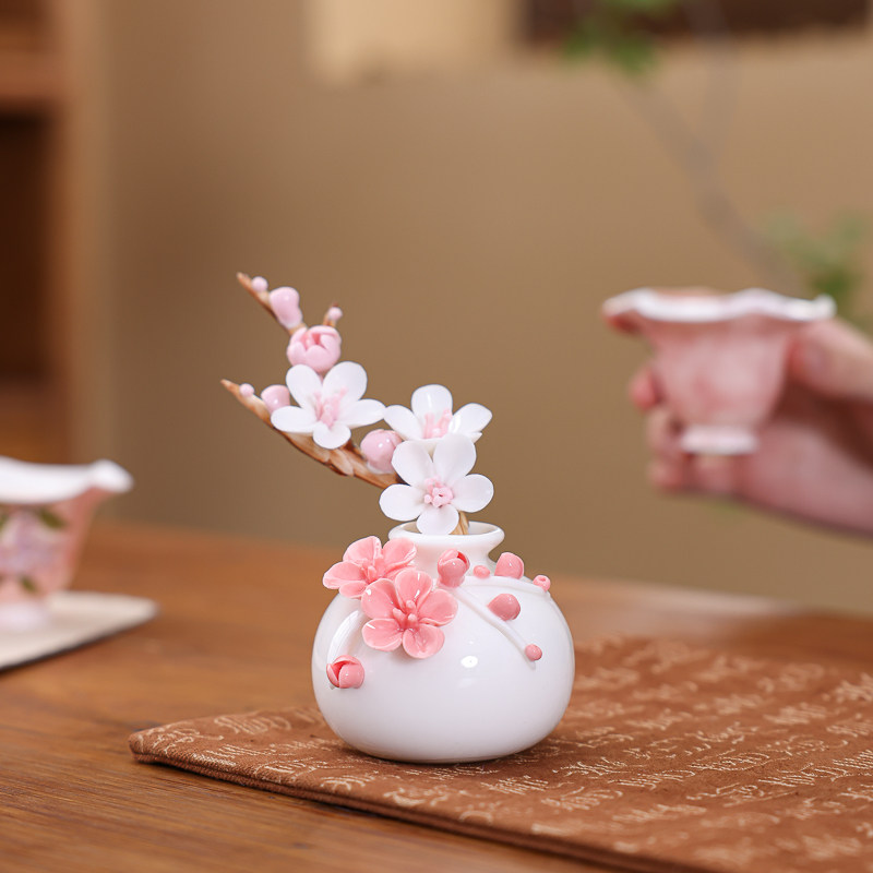 景德镇陶瓷花瓶手工花器