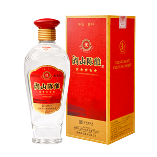 湘山桂林湘山酒中华老字号米香型白酒高度粮食酒53度五星陈酿