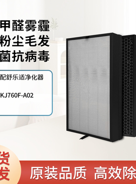 适配舒乐氏空气净化器滤芯RF7601-A02除甲醛KJ760F净化机过滤网
