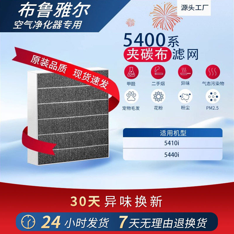 适配Blueair布鲁雅尔空气净化器滤网5410i/5440i滤芯三合一除甲醛 - 实物图