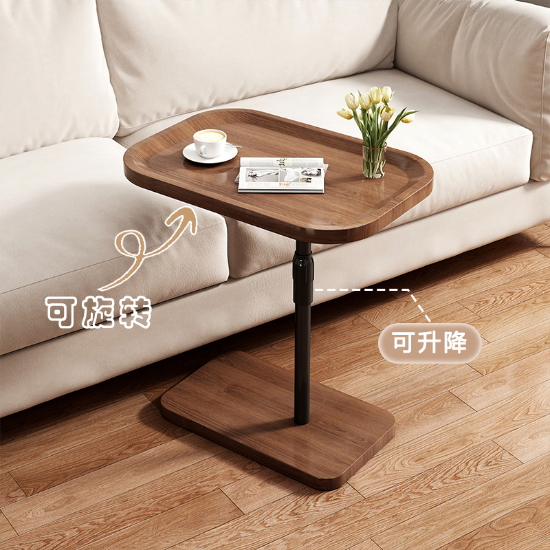 网红沙发边几可移动升降简易家用客厅阳台轻奢小茶几卧室床边置物