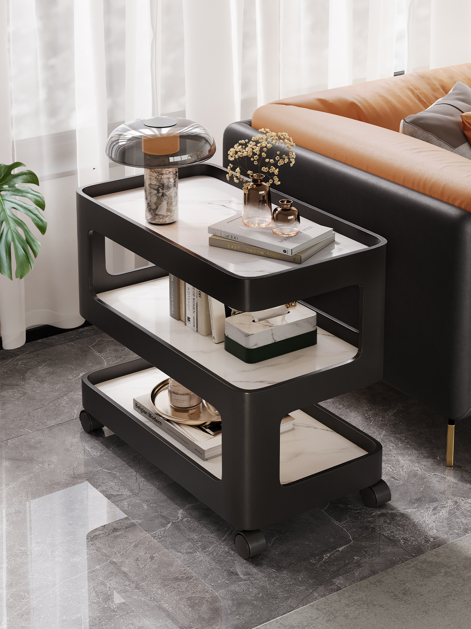 轻奢边几可移动小户型沙发边柜简约现代客厅茶几置物架铁艺床头柜,住宅家具,角几/边几,淘宝优惠券,粉丝福利购,淘宝优惠卷