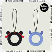 网红ins风哪吒手机挂绳可爱硅胶指环扣小手绳U盘防丢防摔挂件挂饰