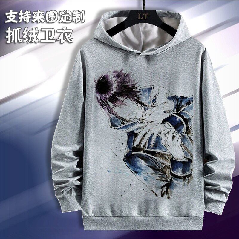 K Project 宗像礼司卫衣长袖衣服周边春秋加绒连帽长袖服装