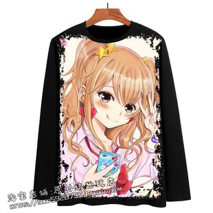 citrus 柑橘味香气 周边长袖T恤衣服装体恤黑色打底衫来图定制