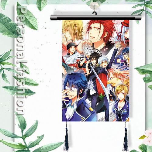 K Project 宗像礼司周边挂画海报房间壁画挂轴挂图装饰画定制