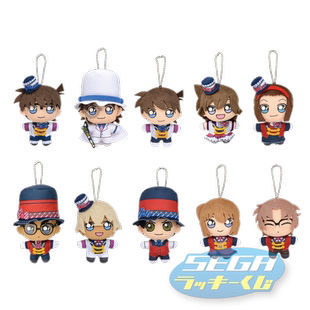 安室透怪盗基德新一小兰灰原哀园子毛绒努努公仔娃玩偶京极真柯南