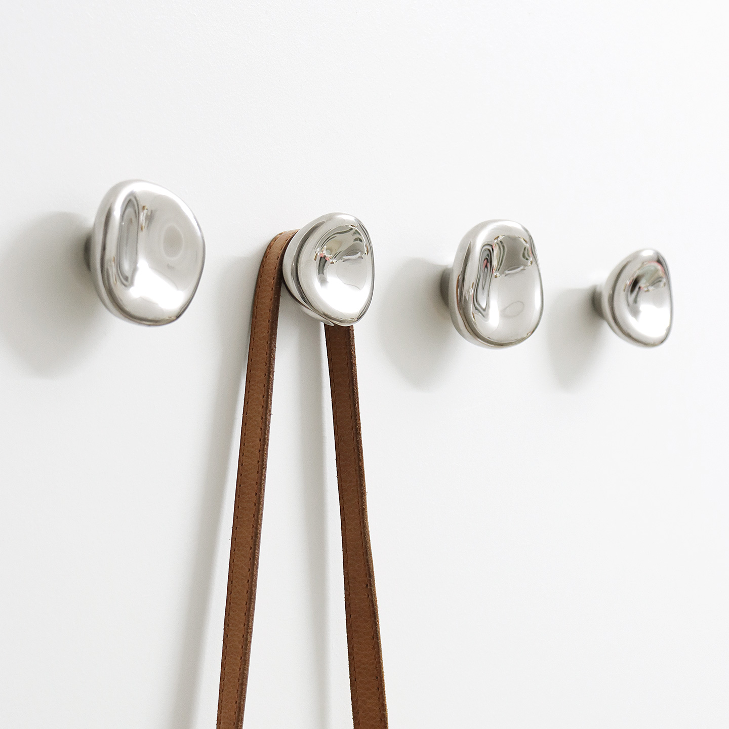 轻奢派几何凹凸创意陶瓷挂钩单个