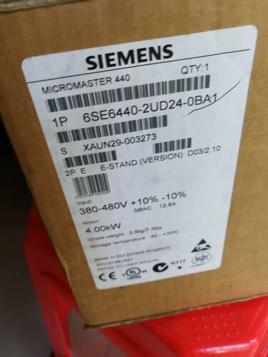 促销西门子变频器6SE6440-2UE27-5CA1 7.5kw500-600V质保一年