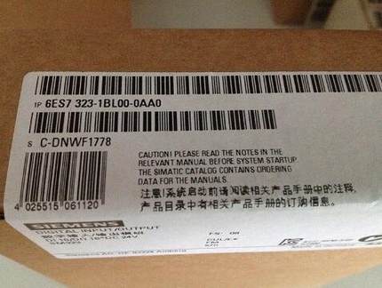 西门子PLC 6ES7323-1BL00-0AA0 SM323模块6ES7323-1BLOO-OAAO