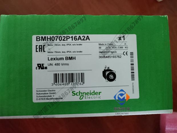 BMH0702T16A2A伺服电机施耐德