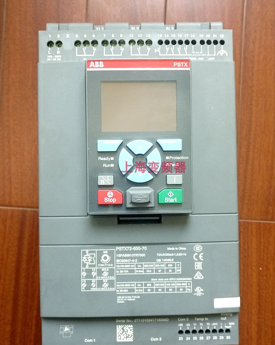 ABB全新软启动器PSTX37-690-70公司质保一年22KW