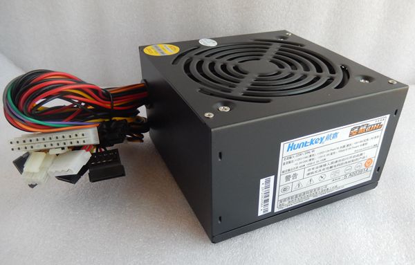 电脑电源航嘉电源多核DH6额定400w 500W支持背线静音台式机箱电源