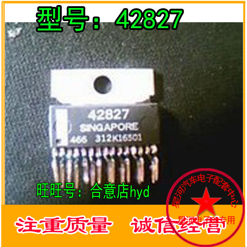 42827 德尔福MT20红白插汽车发动机电脑ECU 怠速控制模块驱动芯片