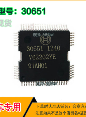 30651朗逸/迈腾汽车车身发动机电脑板喷油驱动模块IC芯片全新现货
