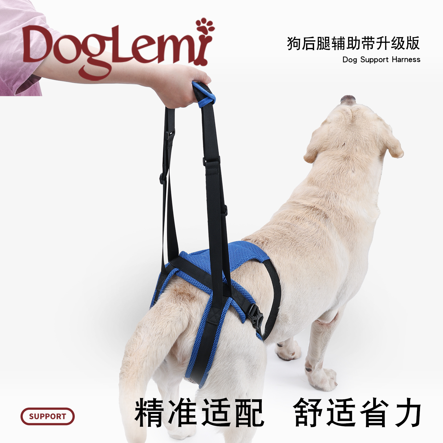 doglemi宠物后腿辅助带康复训练