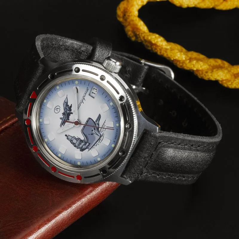 航空母舰军表机械防水夜光男复古