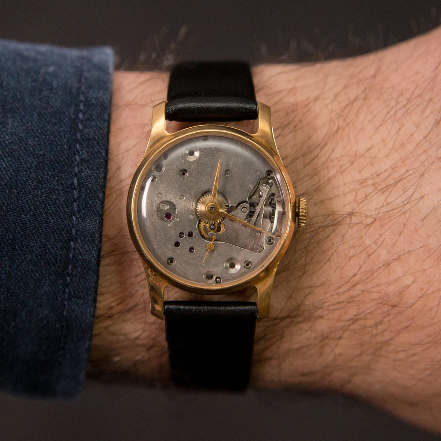 工业风复古机械表苏联库存男女表