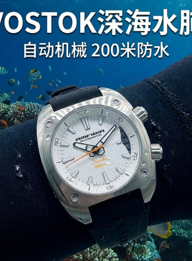 俄罗斯军表VOSTOK男士自动机械蛙人潜水水肺运动防震超级夜光进口