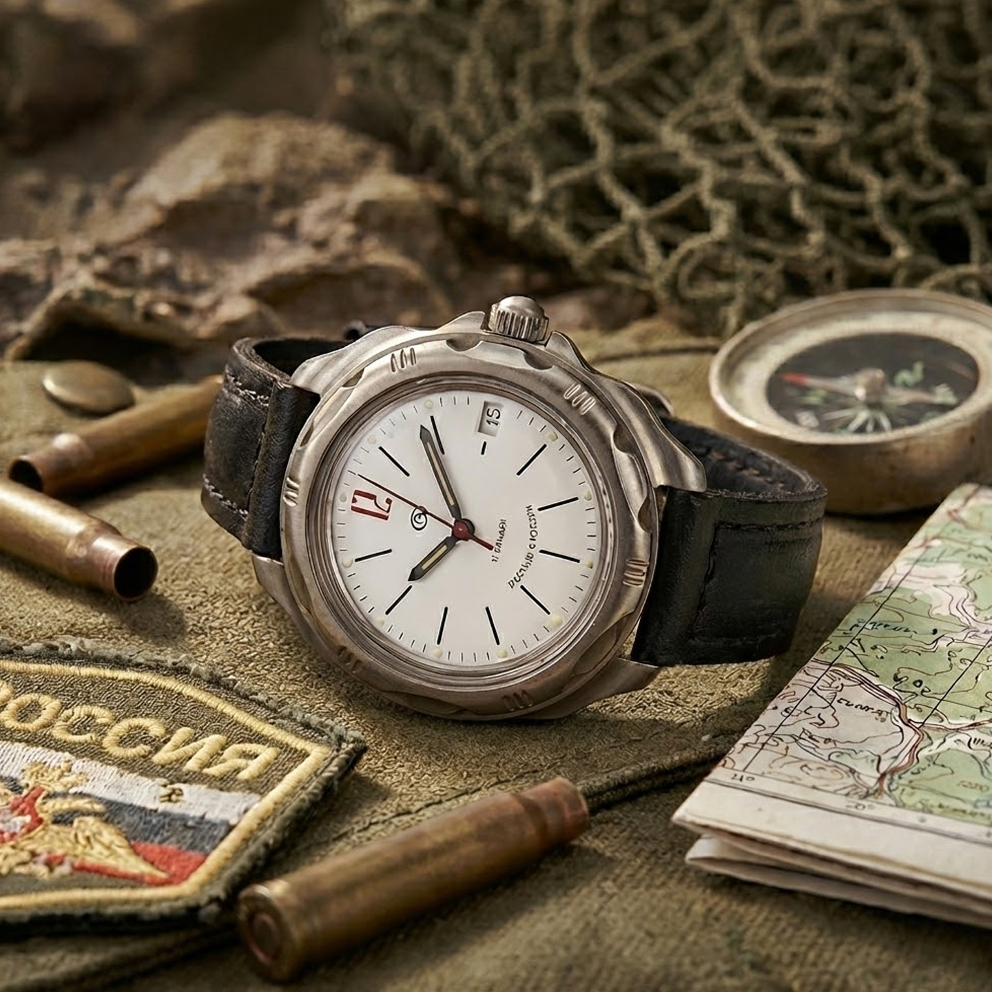 俄罗斯纯机械军工手表皮实耐造