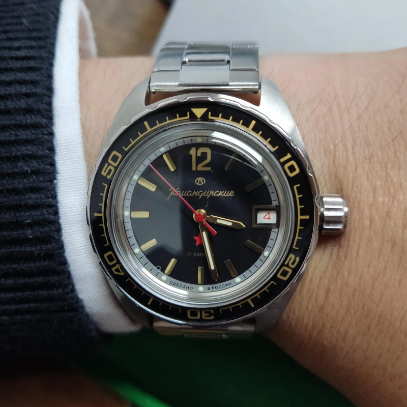 俄罗斯军表自动机械男表vostok东方红星新指挥官亚太防水防震夜光