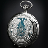 苏联怀表镍银外壳俄罗斯怀表闪电牌阿拉木图勇士复古机械库存老表