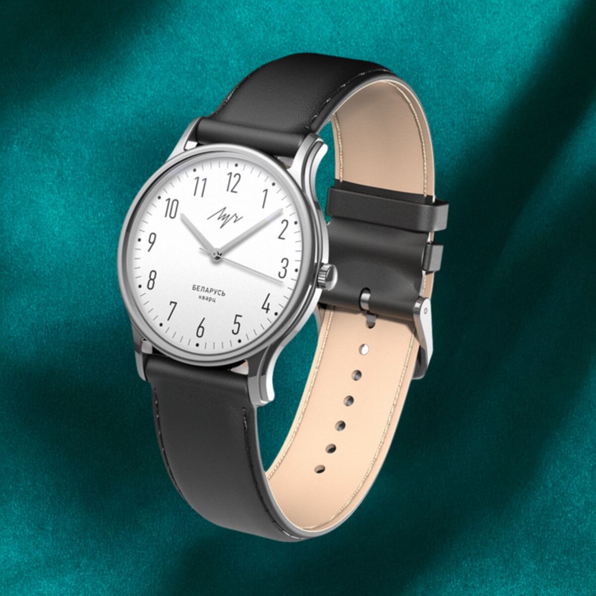 优雅简约多色极简男表女表石英机芯超薄欧美手表LUCH曙光真皮进口